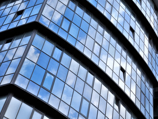 Fototapeta premium Glass building exterior