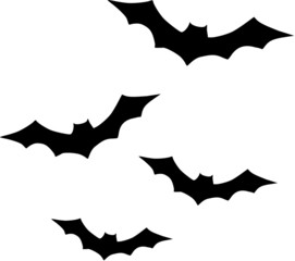 Bats flying