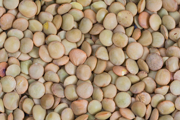 Split Peas spread out to make a background