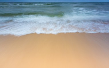 Beach landscape. Baltic coast.
