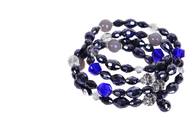Blue crystal bracelet