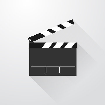 Simple Movie Flap With Long Shadows