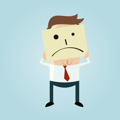 business mann depression traurig