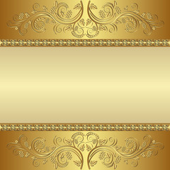 ornate golden background