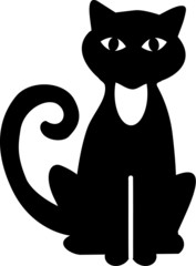 Sitting Cat Pictogram