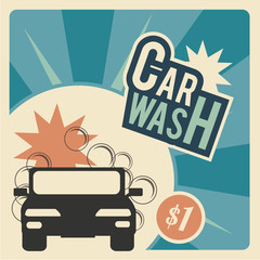 Car Wash,   jeep, bubbles and text
