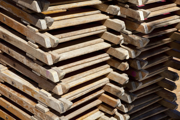 Loads of old wooden chairs