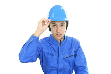 仕事に励む労働者