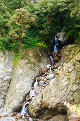 
Himalaya Mountains, India, waterfall, background