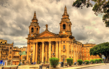 Obraz premium St. Publius Parish Church - Floriana, Malta
