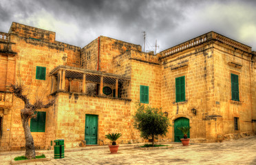 View of Mesquita Square in Mdina - Malta
