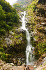 
Himalaya Mountains, India, waterfall, background