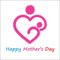 Happy Mothers Day, vector