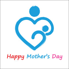 Happy Mothers Day, vector