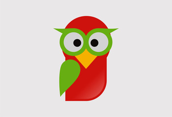 Owl logo vector