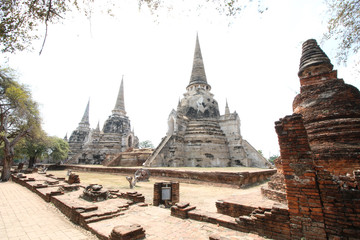 Fototapeta premium Ancient palaces. Ayutthaya Thailand