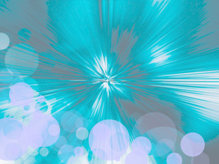 Fototapeta na wymiar Radial abstract blue background