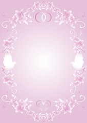 Wedding card or invitation