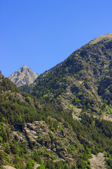 Fototapeta na wymiar Amazing view of mountain landscape in national park Aiguestortes