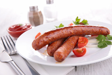 grilled sausage