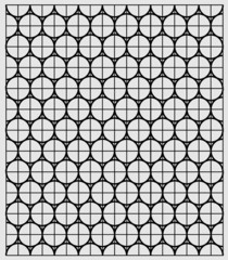 Fototapeta premium Seamless Round Pattern 6