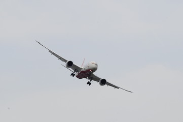 Boeing 787 Dreamliner in flight