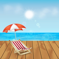 Tropical sea and beach