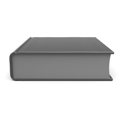 Fototapeta premium Book blank empty template single brochure icon concept