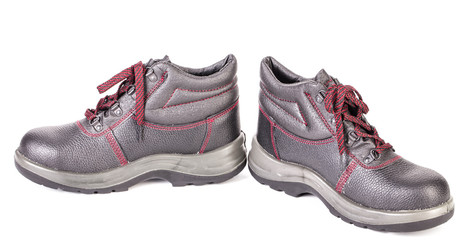 Front and back of boots.