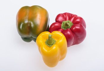 sweet pepper isolated on white background