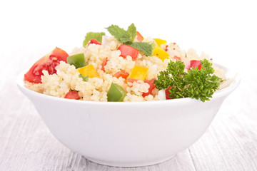 semolina and vegetable