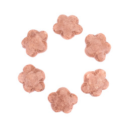 Valentine heart biscuits.