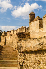 Mauer der Alcazaba in Almeria