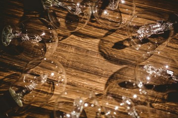Light bulbs forming frame