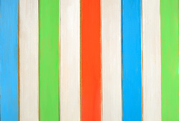 colorful  wooden stripes