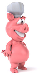 Naklejka premium Fun pig