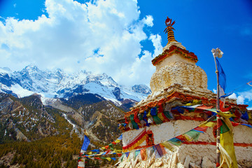 stupa in Nepal - obrazy, fototapety, plakaty