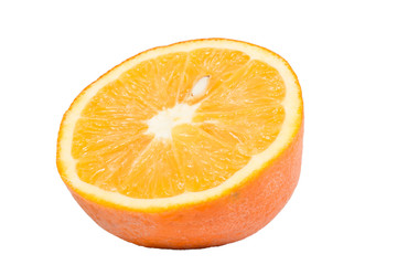 Orange fruit isolated on white background