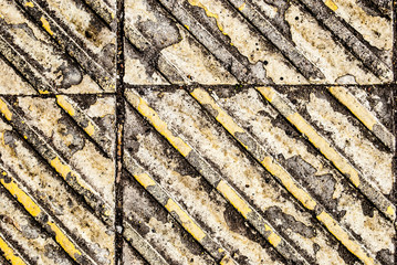 Street pavement texture with embossed lines
