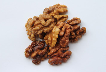 A handful of walnuts