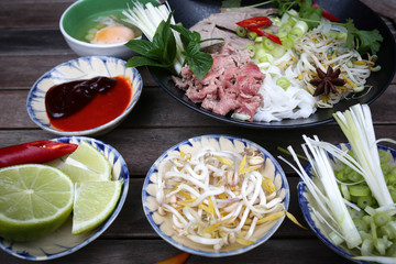 Pho, Vietnamese rice noodles