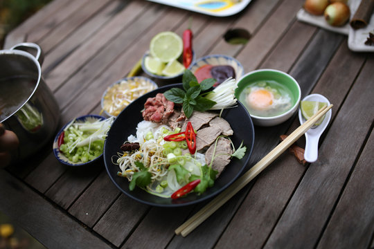 Pho, Vietnamese rice noodles