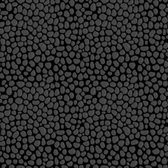 vector seamless pattern with black stones