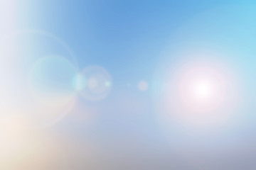 blurred colourful sunset bokeh on sky background