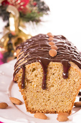 Christmas almond cake