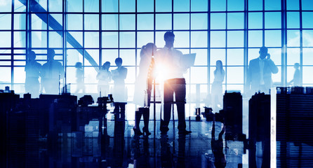 Business People Communication Cityscape Corporate Concept