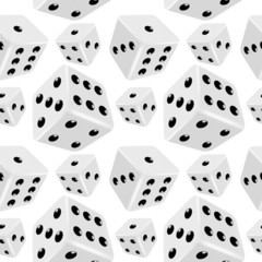 Dices seamless background