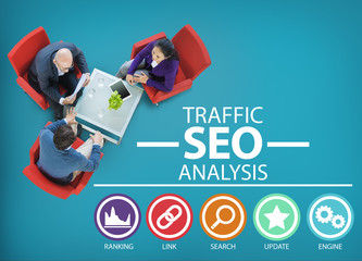 Search Engine Optimisation Analysis Information Data Concept