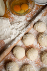  fresh homemade dough balls 