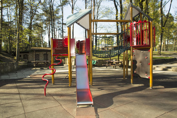 Fototapeta na wymiar Empty playground